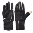 Fly Active Glovepocket Mens Running Gloves - Black/Silver (Size M/L) - BLACK/SILVER