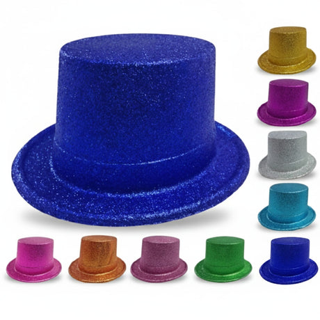 Sparkly Glitter Top Hat - Dance Costume/Fancy Dress Party