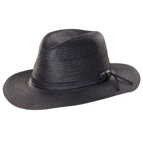 GOORIN BROTHERS Dawn Summer Braid Fedora Hat Cap Bros 100-9217 Wide Brim
