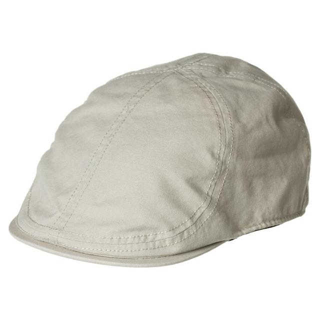GOORIN BROTHERS Ari 100% Cotton Twill Flat Ivy Cap Bros 103-0389 Driving Hat - Stone - S