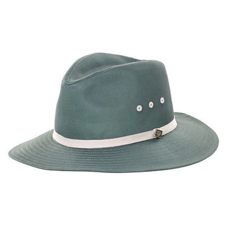 GOORIN BROTHERS Breakwater Beach Summer Cotton Fedora Hat Cap Bros 600-9503 - Stone