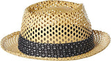 Goorin Brothers Mens Light Vented Straw Hat - Natural (Summer Sun Hat/Fedora)