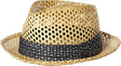 Goorin Brothers Straw Hat Light Sturdy Vented Trilby Sun Summer Fedora - Natural - M