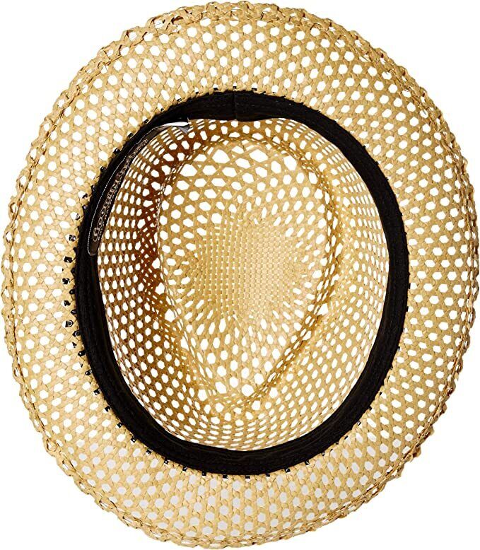 Goorin Brothers Mens Light Vented Straw Hat - Natural (Summer Sun Hat/Fedora)