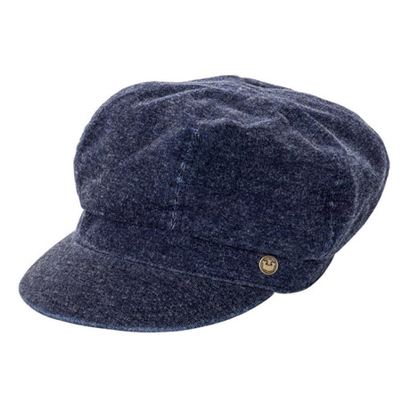 Goorin Brothers Eva Mens Cabbie Style Spitfire Newsboy Cap (604-9655) - Navy