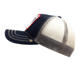 GOORIN BROTHERS Baseball Cap Trucker Snapback Hat Adjustable Animal Series - American Rooster (Black) 101-3548