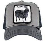 Goorin Brothers Black Sheep Trucker Cap - Grey (Animal Farm Snapback Baseball Hat)