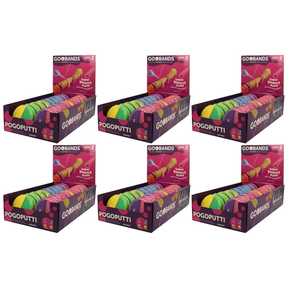 6x Goobands Series 2 Bouncy Putty Wristbands Bulk Pack - Novelty (Party Favour)