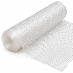1x Non Slip Ribbed Drawer Liner Plastic Cabinet Cupboard Clear Shelf Mat - 200cm x 45cm