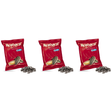 3x 300g Monarch Roasted Sunflower Seeds Bag Jumbo 'Striped Giant' - Product of Czechia (Bulk Pack)