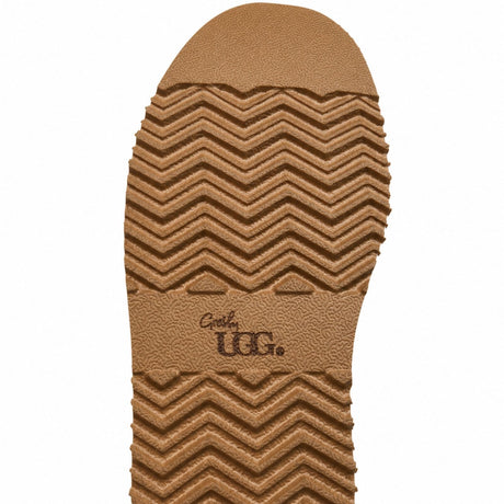 GROSBY Womens Princess UGG Boots - Chestnut (Genuine Sheepskin/Suede Leather Slippers)