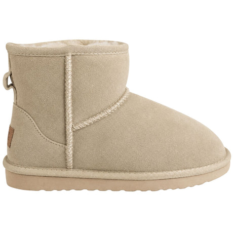 GROSBY Jillaroo Womens UGG Boots - Beige (Genuine Sheepskin/Suede Leather Slippers)