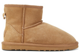 GROSBY Jillaroo Womens UGG Boots Genuine Sheepskin Suede Leather Moccasins - Beige