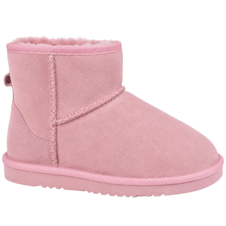 GROSBY Jillaroo Womens UGG Boots - Pink (Genuine Sheepskin/Suede Leather Slippers)
