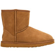 GROSBY Jackaroo Mens Short UGG Boots - Chestnut Brown (Genuine Sheepskin/Suede Leather Slippers)