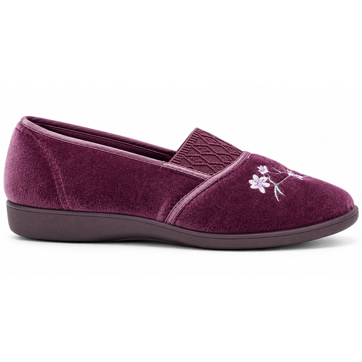 GROSBY SASHA (GA) Womens Slippers - Heather (Slip-On Ladies Winter Flats)