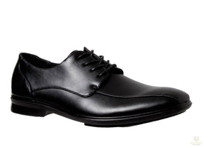 Grosby Oliver Mens Black Shoes - Formal Synthetic Leather Dress Shoes