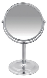 Bodysense Short Round Salon Makeup Mirror 7x Magnification