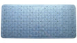 Anti Slip Loofah Shower Rug Non Slip Bathroom Bath Mat Carpet Water Drains - Blue