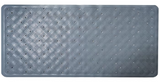 Rubber Anti Slip Shower Bath Mat Rug Non Slip Bathroom Carpet in Grey