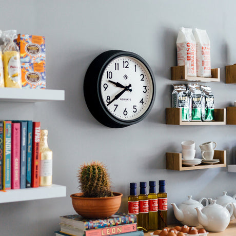 Newgate 50s Electric Clock - Black