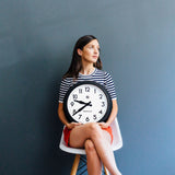 Newgate 50s Electric Clock - Black