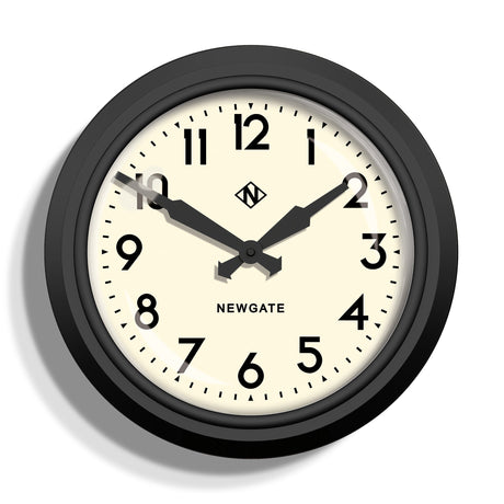Newgate 50s Electric Clock - Black