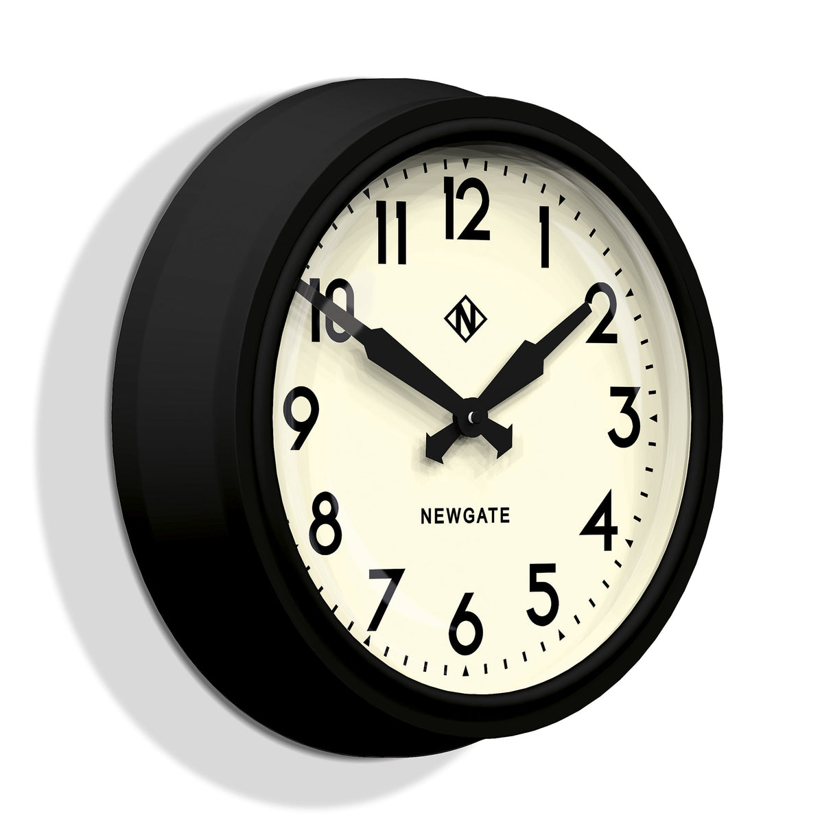 Newgate 50s Electric Clock - Black