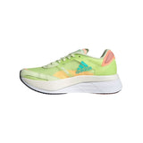 Adidas Womens Adizero Boston 10 Shoes Runners - Almost Lime / Mint Rush / Light Flash Orange