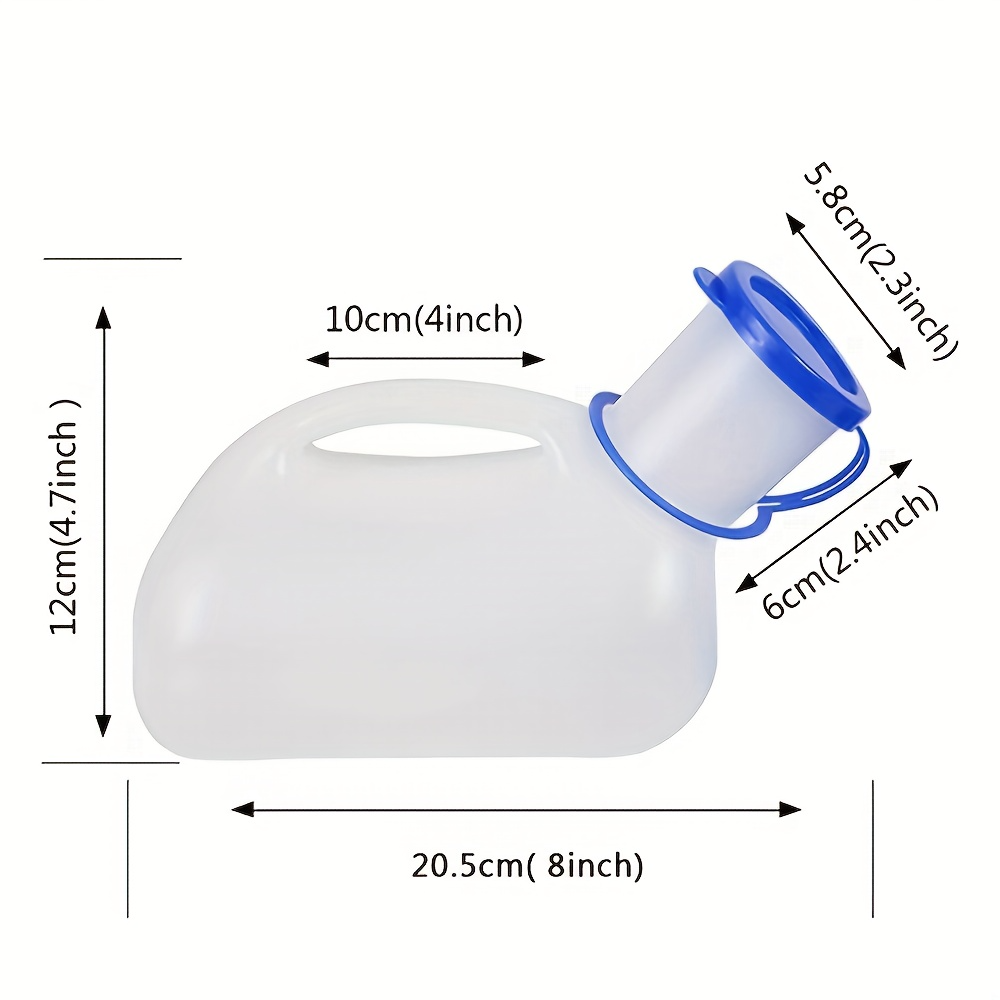 Unisex 1L Portable Urinal Toilet Suitable for Travel, Camping, Outdoor & Home (Suits Males & Females)
