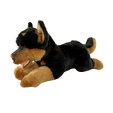 Bocchetta Gadget 28cm Floppy Kelpie Puppy Plush Toy - Black/Tan (Australian Stuffed Animal Dog Gift)
