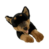 Bocchetta Gadget 28cm Floppy Kelpie Puppy Plush Toy - Black/Tan (Australian Stuffed Animal Dog Gift)