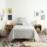 Renee Taylor Comfort T's Organic Cotton Jersey Bed Sheet Set - Grey Marle (OEKO-TEX Certified)