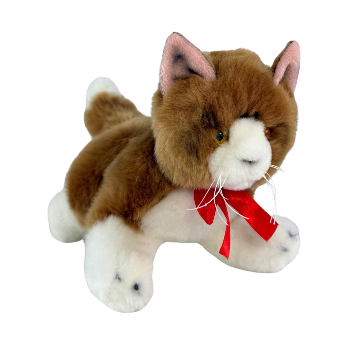Bocchetta Ginger 22cm Floppy Orange Tabby Kitten Plush Toy (Realistic Stuffed Animal Cat Gift)