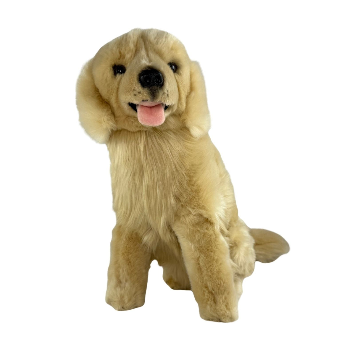 Bocchetta Goldie 35cm Sitting Golden Retriever Plush Toy (Realistic Stuffed Animal Dog Gift)