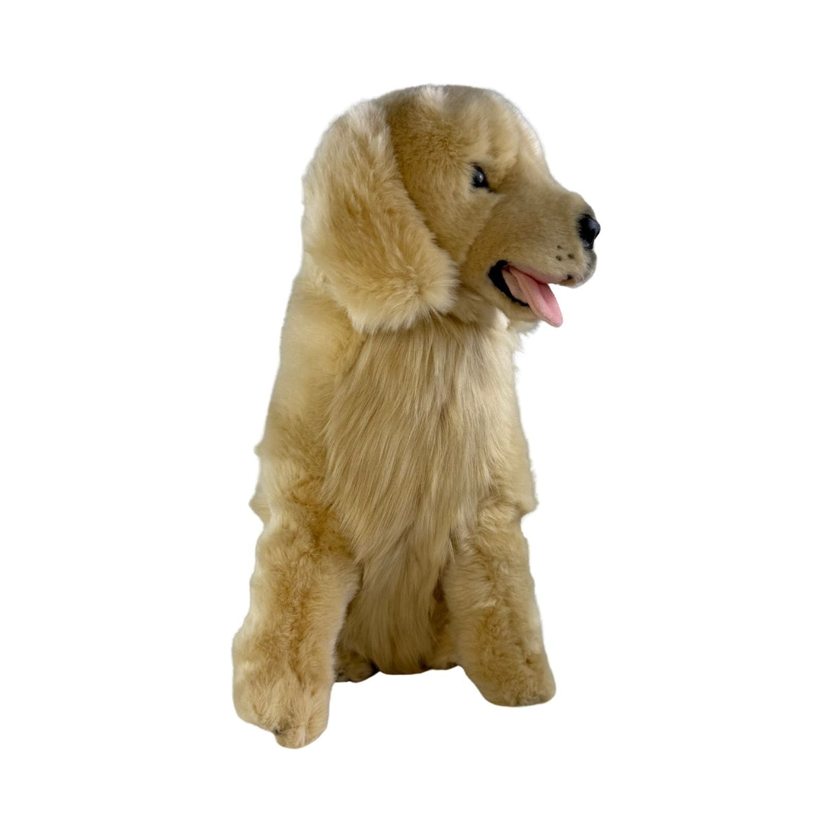 Bocchetta Goldie 35cm Sitting Golden Retriever Plush Toy (Realistic Stuffed Animal Dog Gift)