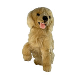 Bocchetta Goldie 35cm Sitting Golden Retriever Plush Toy (Realistic Stuffed Animal Dog Gift)