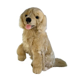 Bocchetta Goldie 35cm Sitting Golden Retriever Plush Toy (Realistic Stuffed Animal Dog Gift)