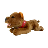 Bocchetta Gravy 28cm Floppy Staffy Puppy Plush Toy - Brown (Realistic Stuffed Animal Dog Gift)