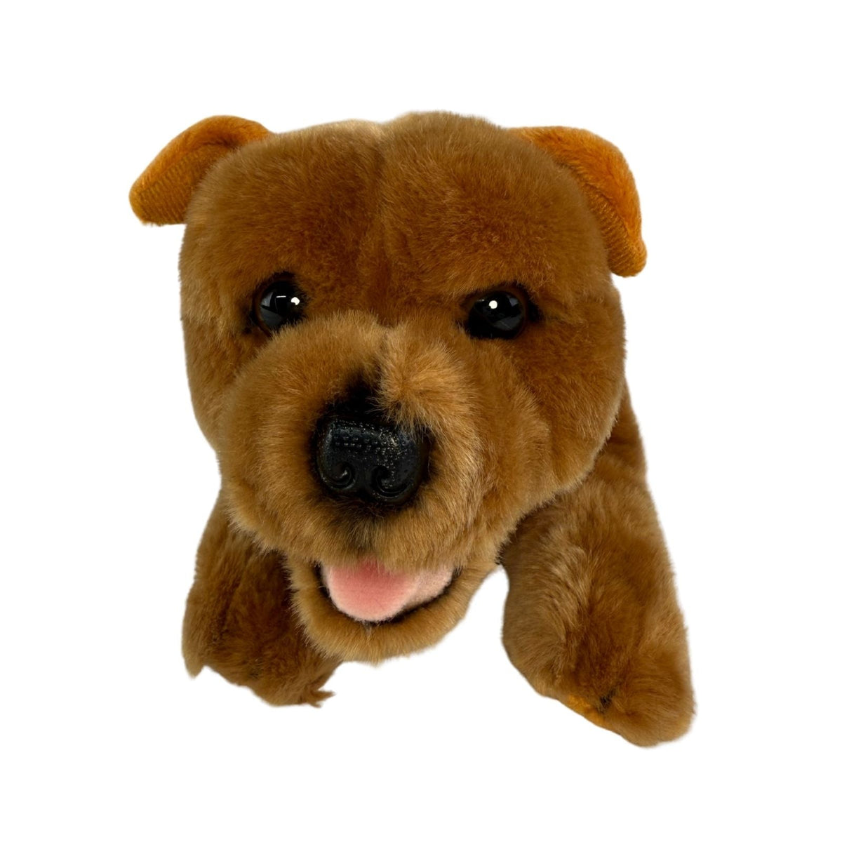 Bocchetta Gravy 28cm Floppy Staffy Puppy Plush Toy - Brown (Realistic Stuffed Animal Dog Gift)