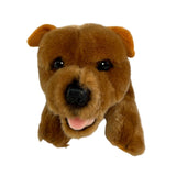 Bocchetta Gravy 28cm Floppy Staffy Puppy Plush Toy - Brown (Realistic Stuffed Animal Dog Gift)