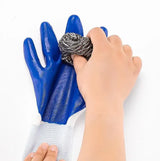 12x NITRILE GLOVES General Purpose Work Glove Safety Rubber Coated BULK
