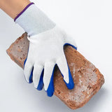 12x NITRILE GLOVES General Purpose Work Glove Safety Rubber Coated BULK