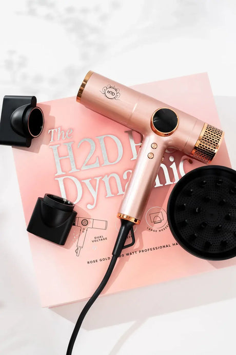 H2D Pro Dynamic Hair Dryer in Rose Gold