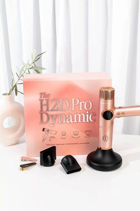 H2D Pro Dynamic Hair Dryer in Rose Gold