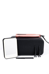 H2D Opulence Professional Ionic Hair Straightener w/ LED Mirror in Rose Gold