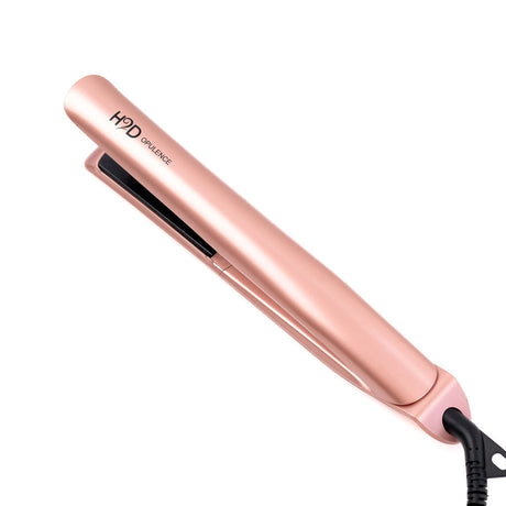 H2D Opulence Professional Ionic Hair Straightener w/ LED Mirror in Rose Gold