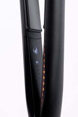 H2D Opulence Professional Ionic Hair Straightener w/ LED Mirror in Satin Black