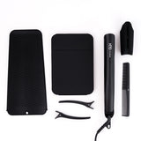 H2D Opulence Professional Ionic Hair Straightener w/ LED Mirror in Satin Black