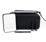 H2D Opulence Professional Ionic Hair Straightener w/ LED Mirror in Space Grey